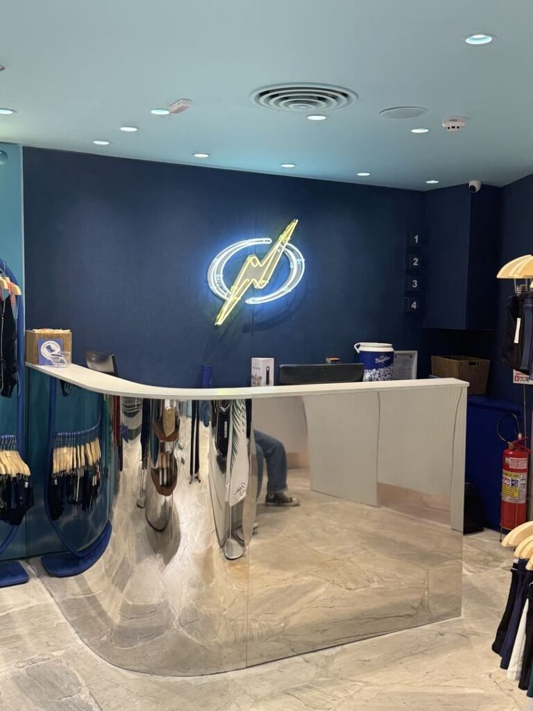 Santa Irreverência - BlueMan – Shopping Rio Sul