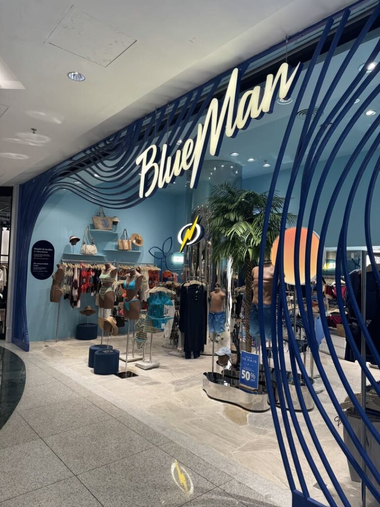 Santa Irreverência - BlueMan – Shopping Rio Sul